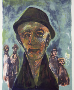 Ben Allal Ayad, Taiteilijat 2007, värilitografia, 53,5 cm x 39,5 cm